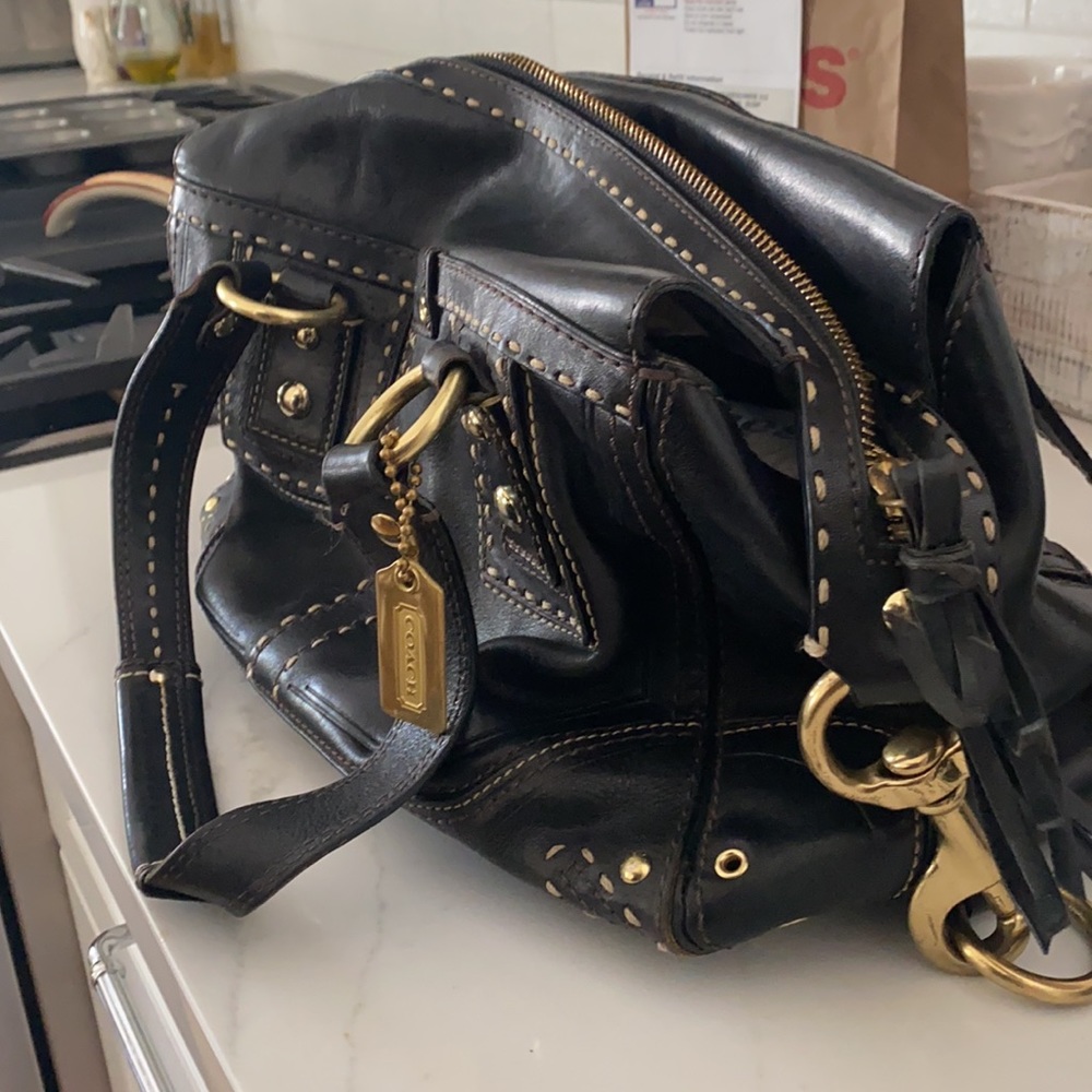 Coach leather handbag - Picture 3 of 3